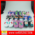 2015 Best quality hot sale colorful animal shape soft flat embroidered sheep leather baby shoes